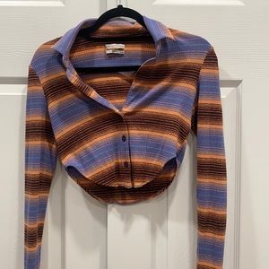 Urban outfitters- striped corset top (vintage) size:XS *good condition*
